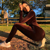 Women Sexy Zipper Overall