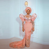 MagZi Aso Ebi Princess Wedding/Prom Dress