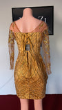 Short long Sleeve Corset Dress SALE
