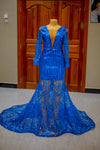 Get Out Blue  Wedding/Prom Dress