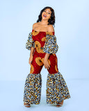Off Shoulder Kitenge Jumpsuit Sale