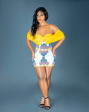 Off Shoulder KITENGE DRESS SALE