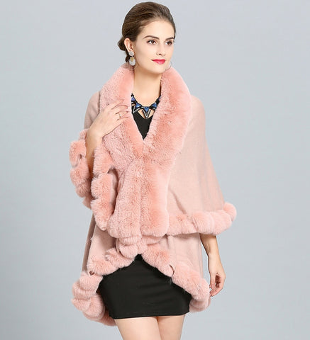 Handcraft Fox Fur Coat Women Fashion