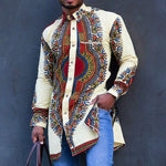 African Print Polyester Male Fashion