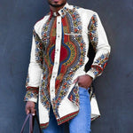 African Print Polyester Male Fashion