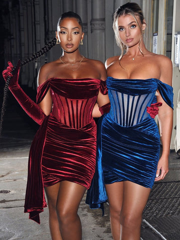 Me and My BFF Corset Dress Women Fashion