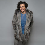 Faux Fur Men Coat Male Fashion Coats