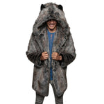 Faux Fur Men Coat Male Fashion Coats