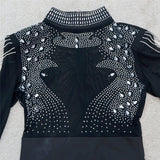 Luxury Rhinestone Dress Women Fashion