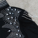 Luxury Rhinestone Dress Women Fashion