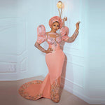 MagZi Aso Ebi Princess Wedding/Prom Dress