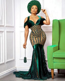 MagZi Aso Ebi Mermaid Prom/Wedding Dress