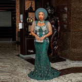 MagZi  High Neck Tassels Wedding/ Prom Dress
