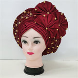 MagZi Nigerian gel headgear Wedding