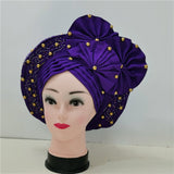 MagZi Nigerian gel headgear Wedding
