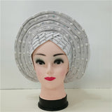 MagZi head wrap with stone Wedding