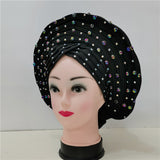 MagZi head wrap with stone Wedding