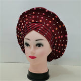 MagZi head wrap with stone Wedding