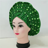 MagZi head wrap with stone Wedding