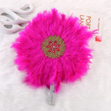 MagZi princess Feather Fan Wedding