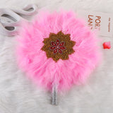 MagZi princess Feather Fan Wedding
