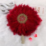MagZi princess Feather Fan Wedding