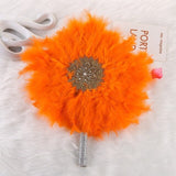 MagZi princess Feather Fan Wedding
