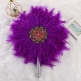 MagZi princess Feather Fan Wedding